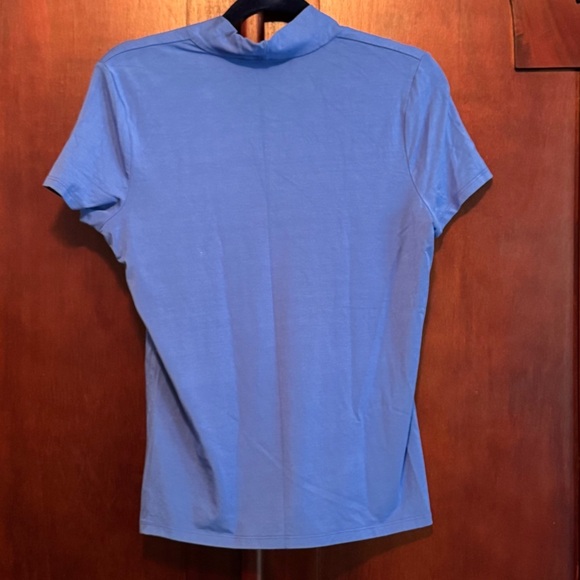 Talbots Women's V-Neck Royal Blue Blouse Size M - Picture 5 of 9